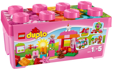 10571 - DUPLO My First - LEGO® DUPLO® Scatola costruzioni rosa Tutto-in-Uno  - - idee regalo - Mondadori Store