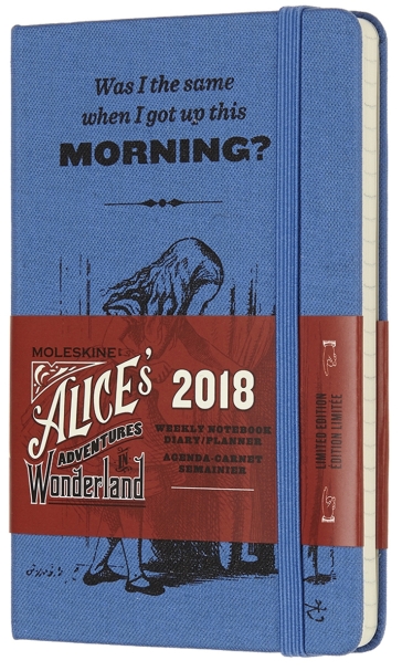 2018 - 12 mesi - Agenda settimanale con spazio per note Alice Pocket blu -  - idee regalo - Mondadori Store