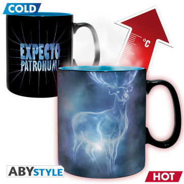 Abymug422 - Harry Potter - Tazza Heat Change 460Ml - Patronus - - idee  regalo - Mondadori Store