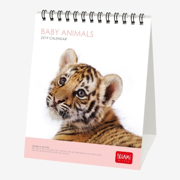 Calendario da tavolo 2019 - 12X14,5 Cm Baby Animals - - idee regalo -  Mondadori Store