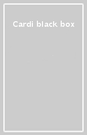 Cardi black box - - Libro - Mondadori Store