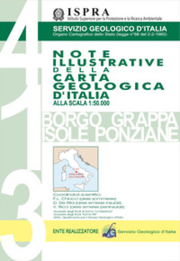 Carta geologica d'Italia alla scala 1:50.000. F° 412. Borgo Grappa Isole  Ponziane - - Libro - Mondadori Store