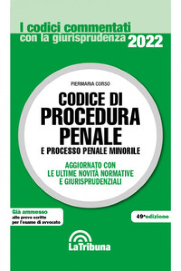 Codice di procedura penale e processo penale minorile