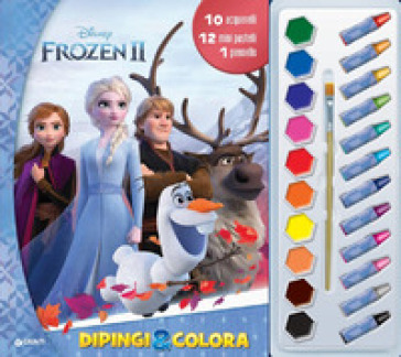 Frozen 2. Dipingi &colora. Con 12 pastelli a cera, 10 acquerelli e 1  pennello - - Libro - Mondadori Store