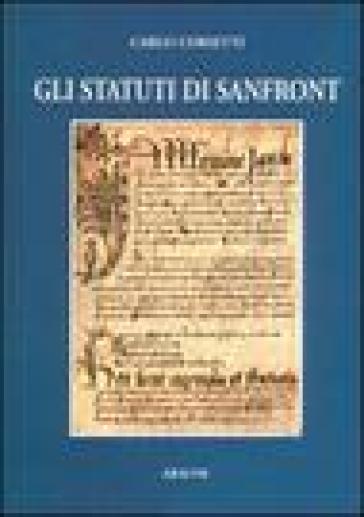 Gli statuti di Sanfront - Carlo Corsetti - Libro - Mondadori Store