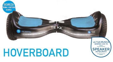Hoverboard Tekk Napoli Nera Giocattolo - Videogiochi - Mondadori Store