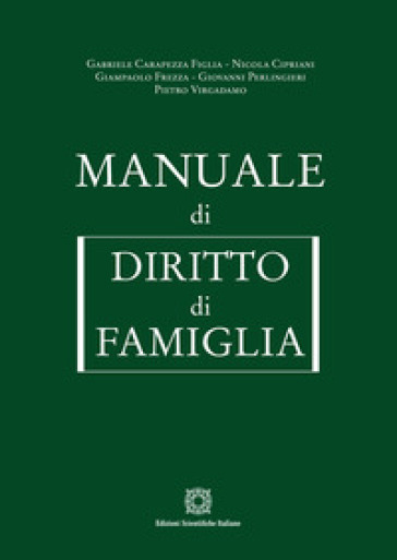 Manuale di diritto di famiglia