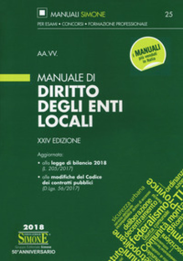 Manuale di diritto degli enti locali - - Libro - Mondadori Store