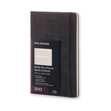 Moleskine 12M Planner Weekly Vertical Large Black Hard Cover - - idee  regalo - Mondadori Store
