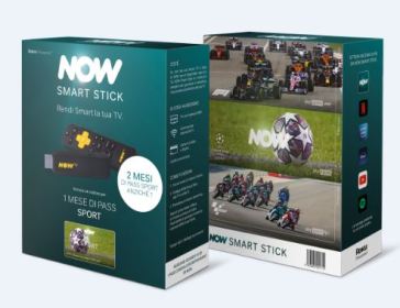 NOW TV Smart Stick - chiavetta streaming con i primi 2 mesi inclusi del  Pass Sport di NOW - tecnologia - Mondadori Store