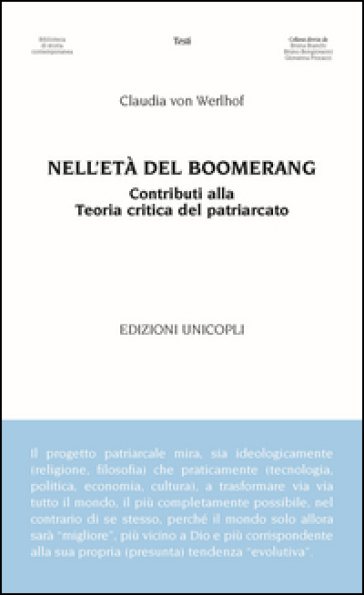 Nell'età del boomerang. Contributi alla teoria del patriarcato