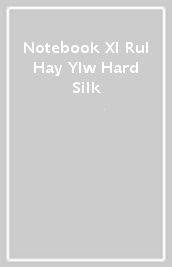 Notebook Xl Rul Hay Ylw Hard Silk