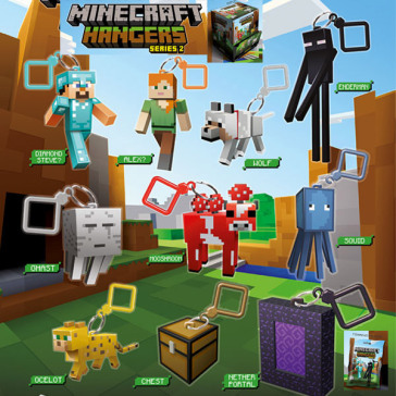 Portachiavi Minecraft Assort. Serie 2 - - idee regalo - Mondadori Store