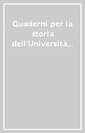 Quaderni per la storia dell Università di Padova (2003). 36.