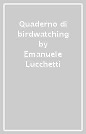 Quaderno di birdwatching