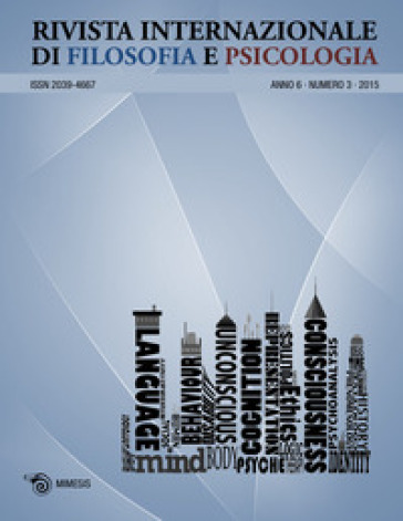 Rivista internazionale di filosofia e psicologia (2015). 3. - - Libro -  Mondadori Store