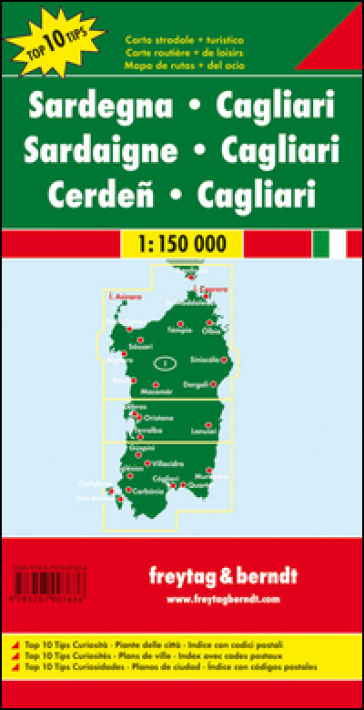 Sardegna-Cagliari 1:150.000 - - Libro - Mondadori Store