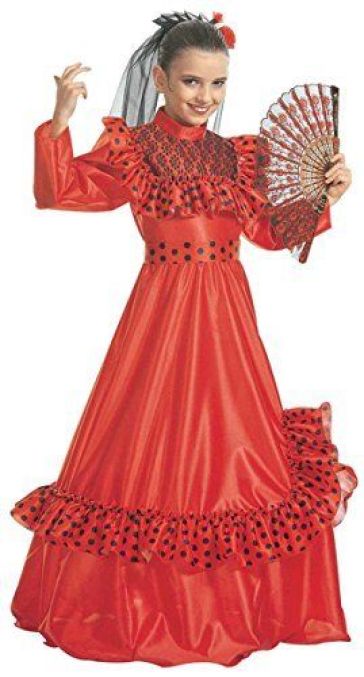 Costume da spagnola - bambina cm. 140 - - idee regalo - Mondadori