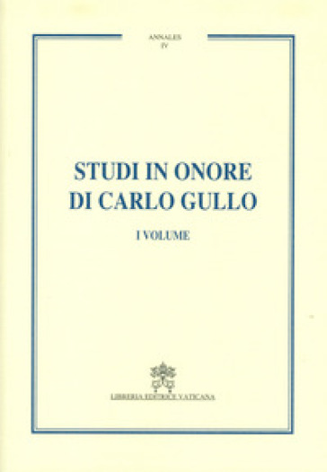 Studi in onore di Carlo Gullo