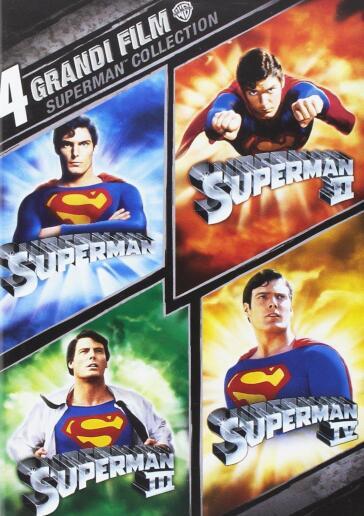 Superman - 4 Grandi Film (4 Dvd) - Richard Donner, Sidney J. Furie, Richard  Lester - Mondadori Store