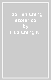 Tao Teh Ching esoterico