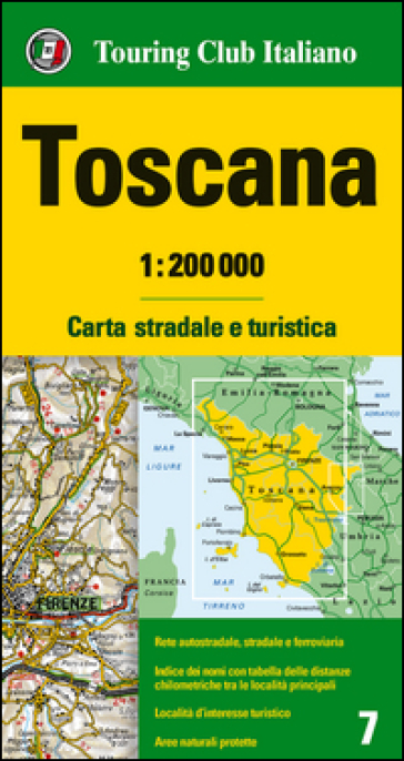 Toscana 1:200.000. Carta stradale e turistica - - Libro - Mondadori Store