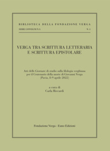 Verga tra scrittura letteraria e scrittura epistolare